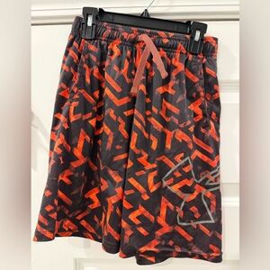 Under Armour Black and Red Patterned Shorts